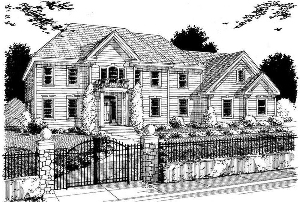 Main image for house plan # 3738