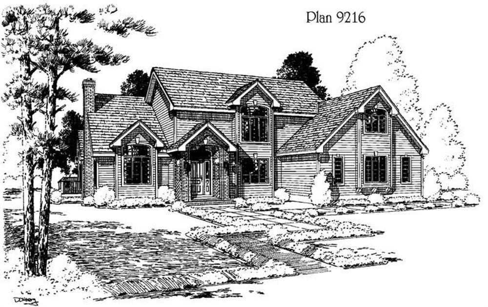 Contemporary home (ThePlanCollection: Plan #121-1050)