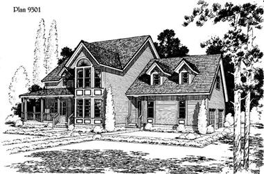 3-Bedroom, 1264 Sq Ft Small House Plans - 121-1056 - Main Exterior