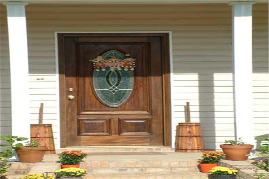 Front Door of this 4-Bedroom,2156 Sq Ft Plan -123-1039