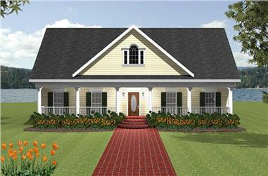 3-Bedroom, 2337 Sq Ft Southern House Plan - 123-1076 - Front Exterior