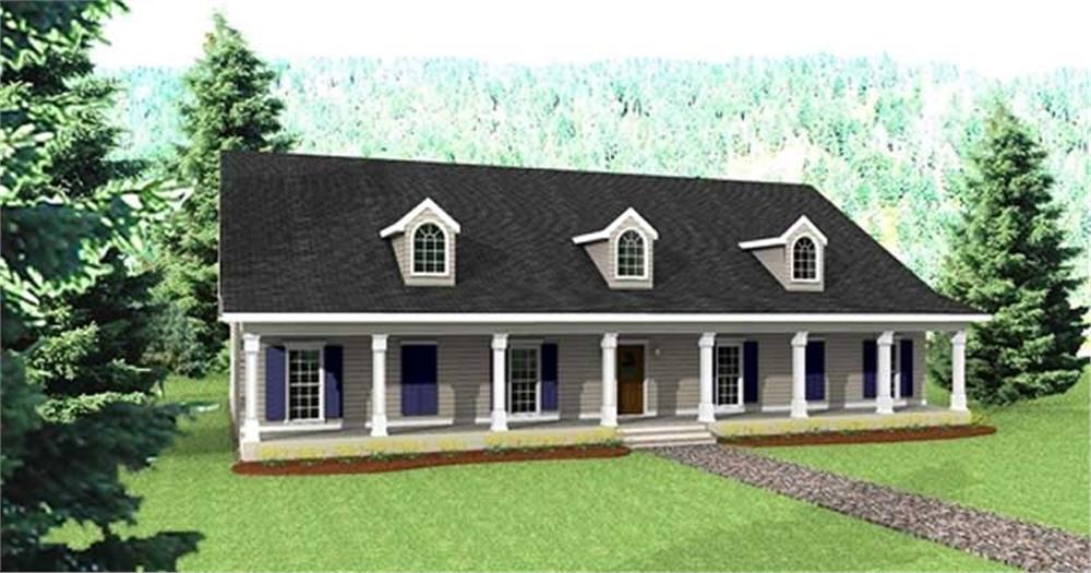 Main image for house plan # 16876