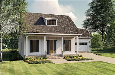 3-Bedroom, 1908 Sq Ft Ranch House - Plan #123-1099 - Front Exterior