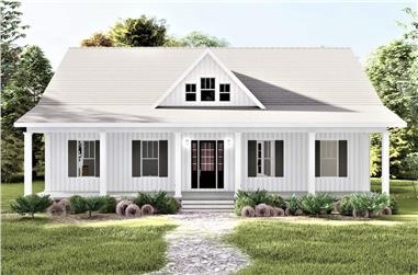 3-Bedroom, 2102 Sq Ft Contemporary House - Plan #123-1123 - Front Exterior