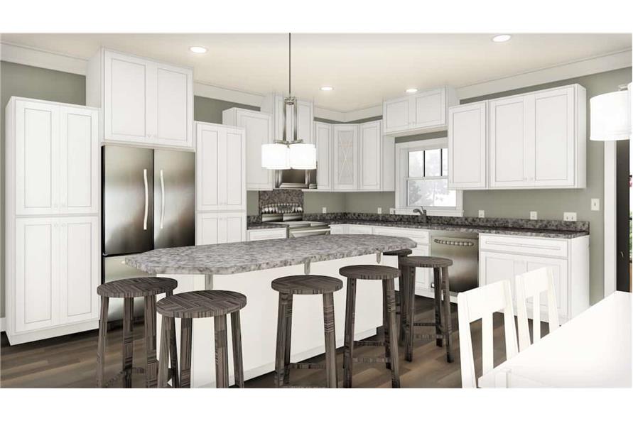 Kitchen of this 4-Bedroom, 2352 Sq Ft Plan - 123-1124