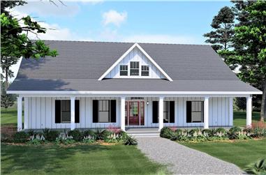 4-Bedroom, 2352 Sq Ft Contemporary House - Plan #123-1124 - Front Exterior