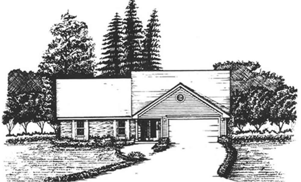 Main image for house plan # 6958