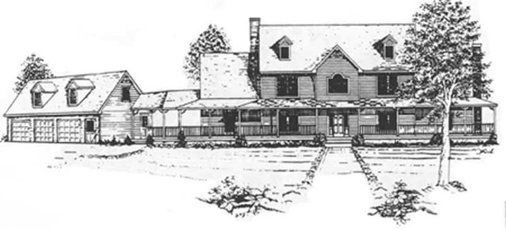 Main image for house plan # 7562