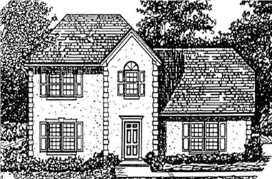 3-Bedroom, 1880 Sq Ft Country Home Plan - 124-1073 - Main Exterior
