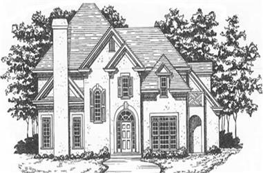 4-Bedroom, 3326 Sq Ft Contemporary Home Plan - 124-1079 - Main Exterior