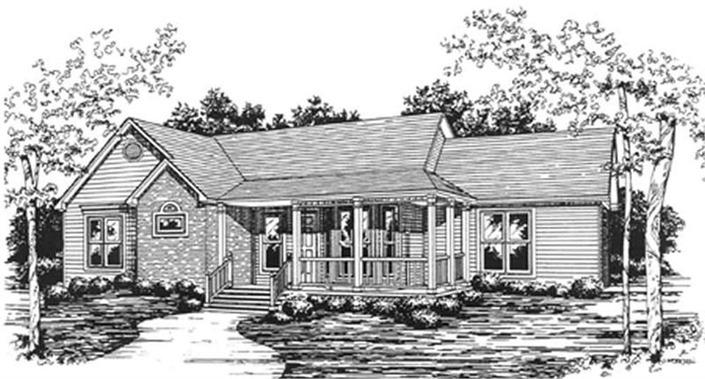 Main image for house plan # 6950