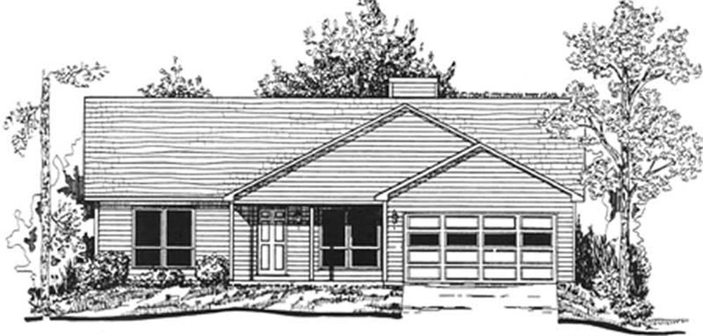 Main image for house plan # 7467