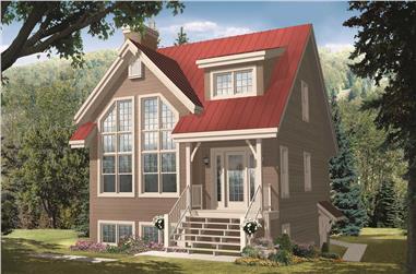 3-Bedroom, 1956 Sq Ft Country House Plan - 126-1140 - Front Exterior