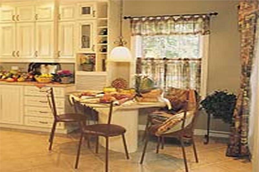 126-1297: Home Interior Photograph-Kitchen: Breakfast Nook