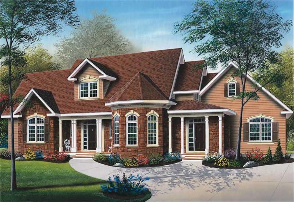 Main image for house plan # 12805