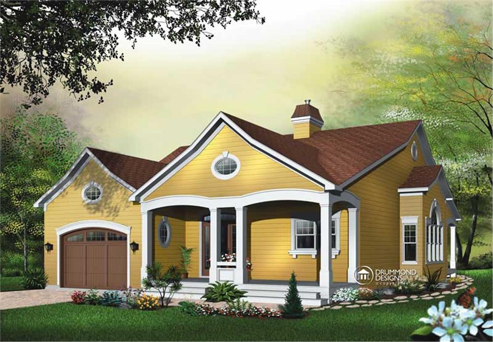 Main image for house plan # 8184