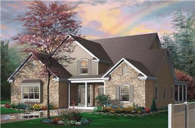 4-Bedroom, 3085 Sq Ft Country House - Plan #126-1474 - Front Exterior