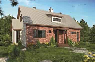 3-Bedroom, 1587 Sq Ft Transitional House - Plan #126-1833 - Front Exterior