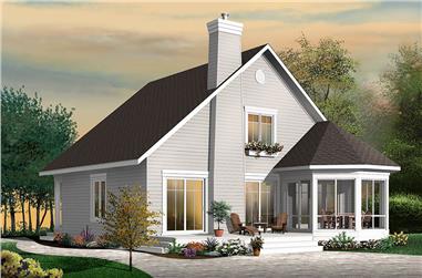 4-Bedroom, 1811 Sq Ft Country Home Plan - 126-1859 - Main Exterior