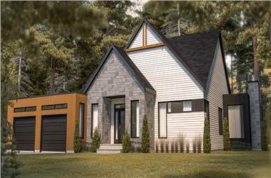 3-Bedroom, 1678 Sq Ft Contemporary Home - Plan #126-1981 - Main Exterior
