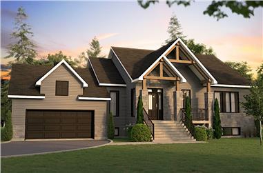 3-Bedroom, 1583 Sq Ft Country Home - Plan #126-1991 - Main Exterior