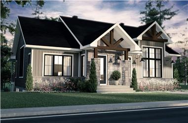 4-Bedroom, 2652 Sq Ft Country House - Plan #126-1993 - Front Exterior