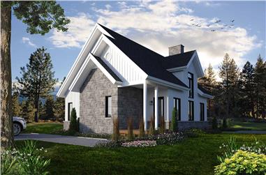3-Bedroom, 1876 Sq Ft Farmhouse House Plan - 126-1998 - Front Exterior
