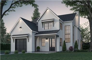 3-Bedroom, 2150 Sq Ft Farmhouse House Plan - 126-2016 - Front Exterior