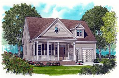 3-Bedroom, 2021 Sq Ft Farmhouse House Plan - 127-1037 - Front Exterior