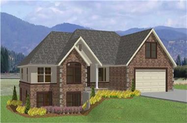 3-Bedroom, 4486 Sq Ft Luxury House Plan - 129-1007 - Front Exterior