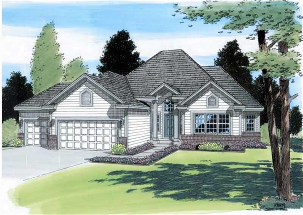 Main image for house plan # 20023