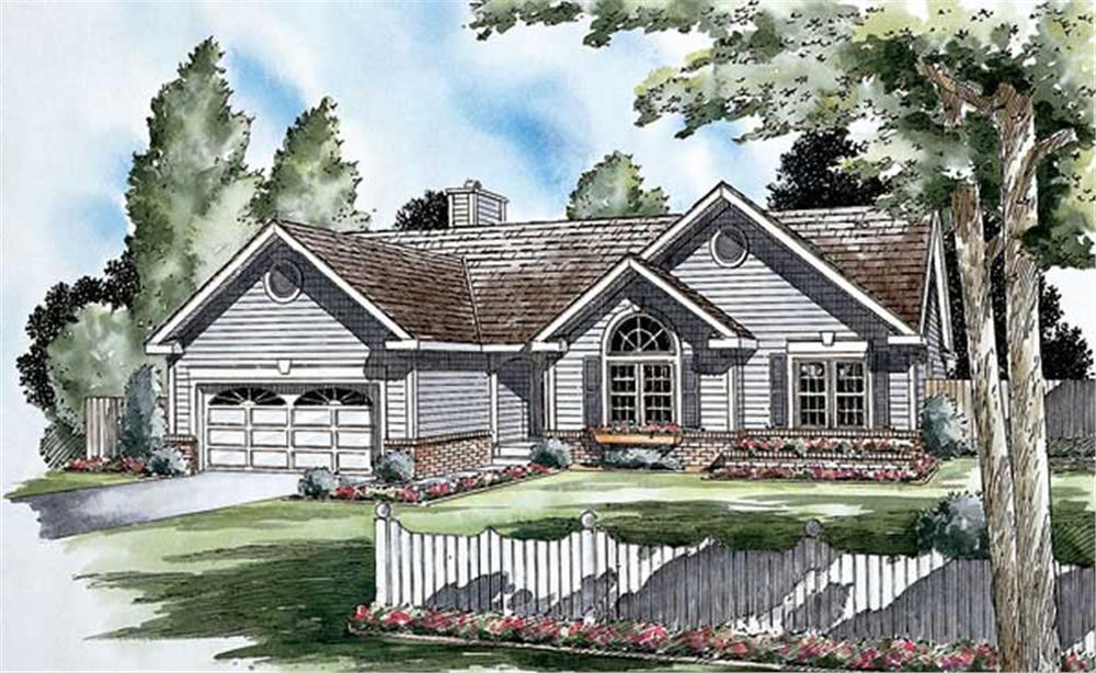 Main image for house plan # 20055
