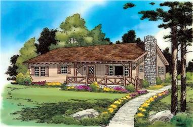 3-Bedroom, 1146 Sq Ft Ranch House Plan - 131-1138 - Front Exterior