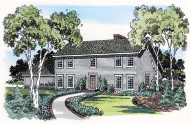 3-Bedroom, 2620 Sq Ft Traditional House Plan - 131-1192 - Front Exterior