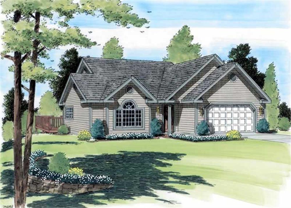 Main image for house plan # 19955