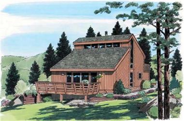 3-Bedroom, 1298 Sq Ft Small House Plans - 131-1236 - Front Exterior