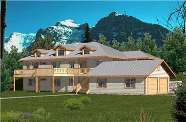 4-Bedroom, 2812 Sq Ft Ranch House Plan - 132-1377 - Front Exterior