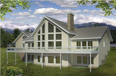 2-Bedroom, 4040 Sq Ft Traditional Home Plan - 132-1526 - Main Exterior
