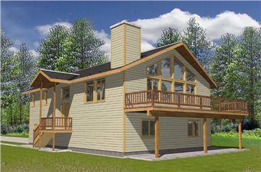 3-Bedroom, 2165 Sq Ft Cottage Home Plan - 132-1564 - Main Exterior