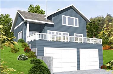 2-Bedroom, 1863 Sq Ft Cottage House Plan - 132-1675 - Front Exterior