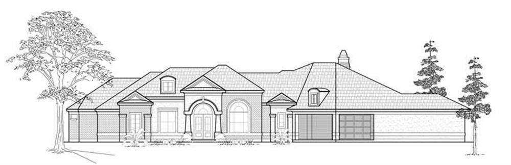 Luxury home (ThePlanCollection: Plan #134-1149)