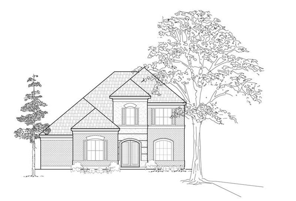 Luxury home (ThePlanCollection: Plan #134-1237)