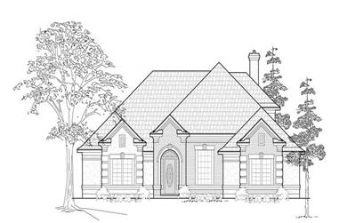 3-Bedroom, 2591 Sq Ft Contemporary House Plan - 134-1285 - Front Exterior