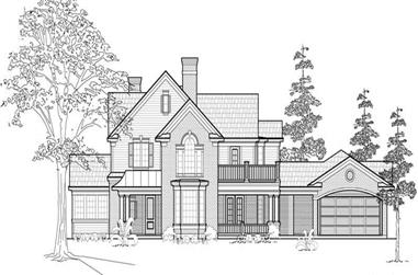 3-Bedroom, 3527 Sq Ft Farmhouse House Plan - 134-1297 - Front Exterior