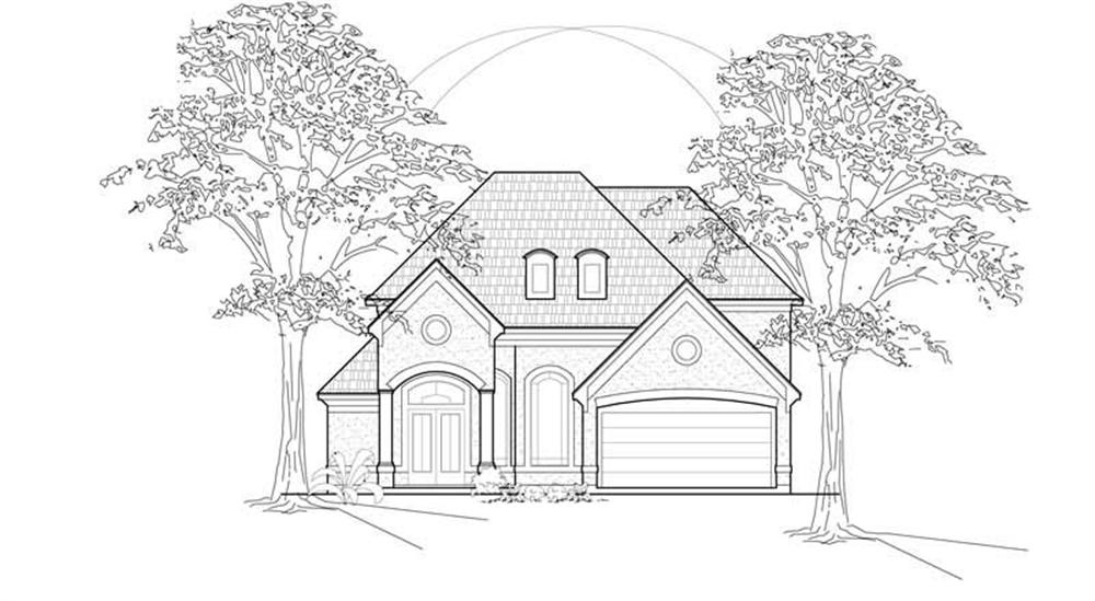 Luxury home (ThePlanCollection: Plan #134-1337)