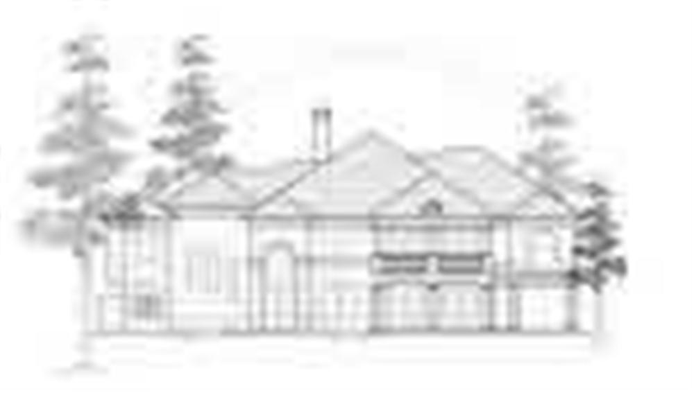 Luxury home (ThePlanCollection: Plan #134-1353)