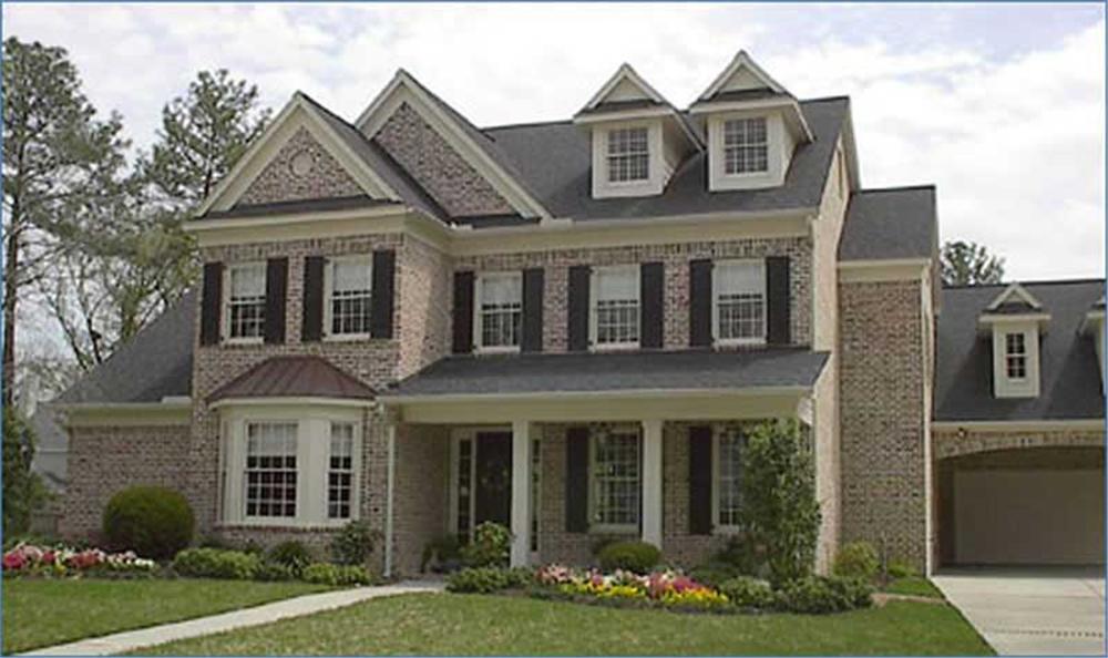 Main image for this 4 bedroom traditional house plan.