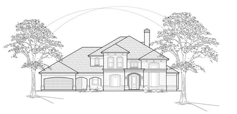 Main image for house plan # 8621