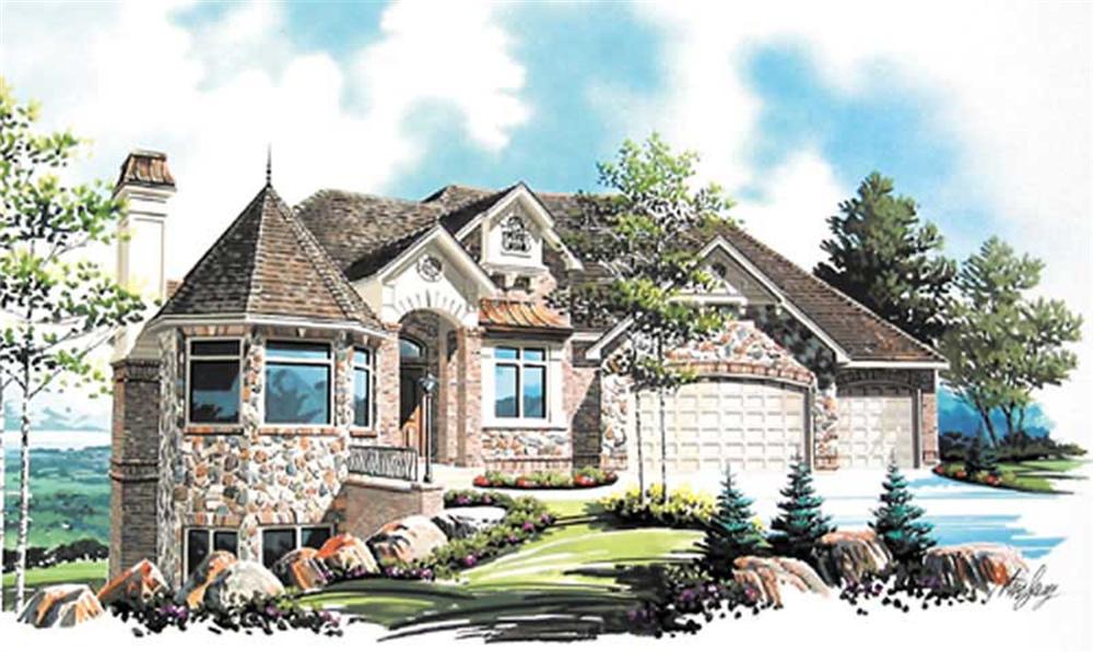 Front Elevation of this house plan