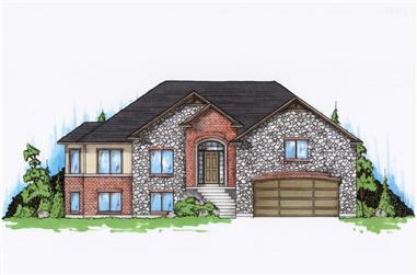 5-Bedroom, 1644 Sq Ft Small House Plans - 135-1160 - Front Exterior